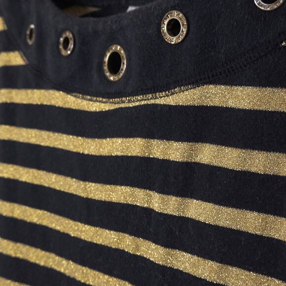 Quacker Factory Women’s Tee Plus Size 1X Nautical Classic Coastal Preppy Striped - Picture 6 of 8